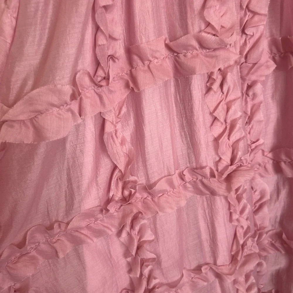 Pink Ruffled Dress - Picture 2 of 4
